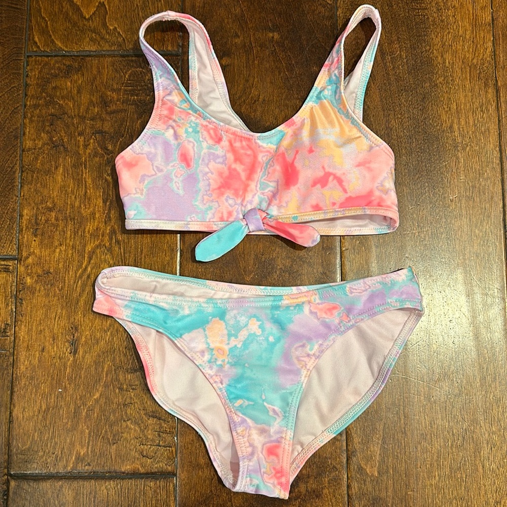 Sugar & Jade Girls Tie Dye Bathing Suit